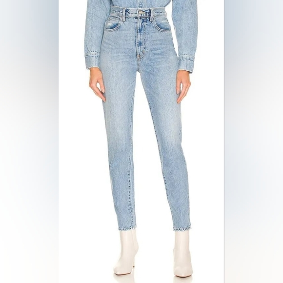 SLVRLAKE Denim - SLVRLAKE Beatnik High Rise Jeans Borrowed Time‎ 27